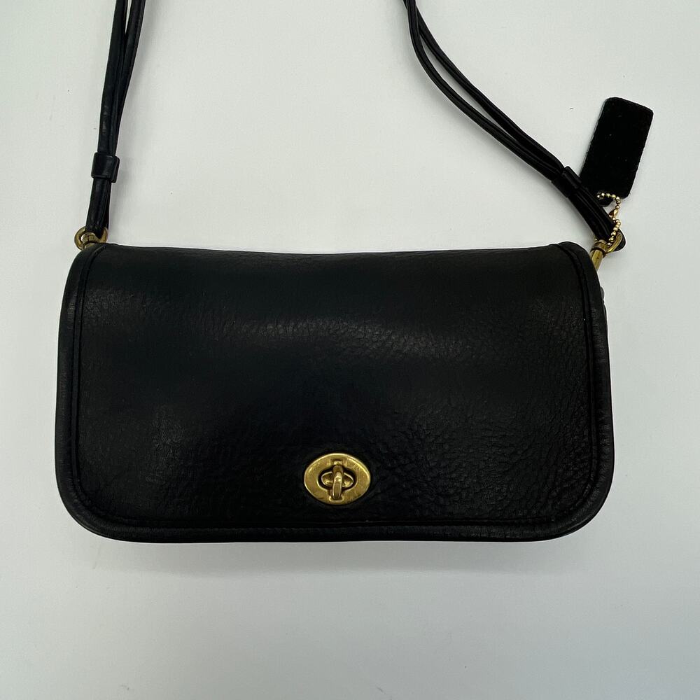 Vintage Coach Nyc Mini Clutch 9375 Early Dinky Bag Bl… - Gem